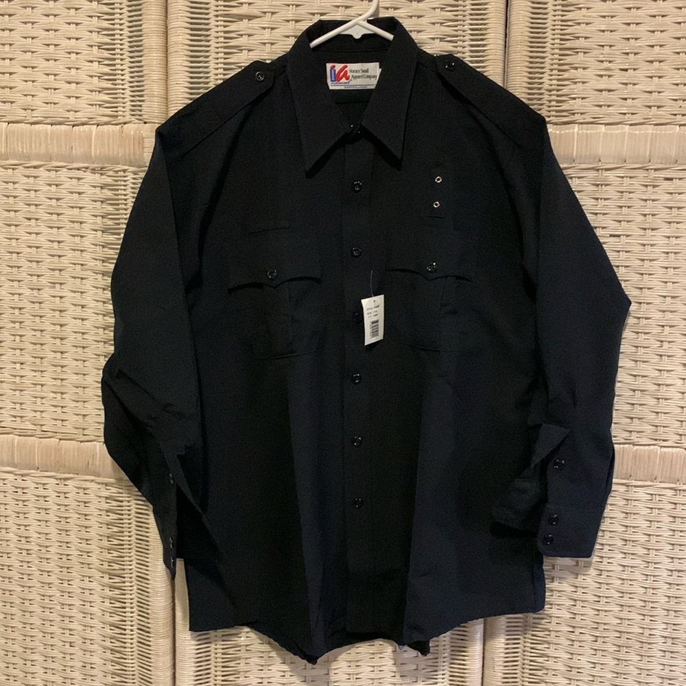 Horace Small Sentry Plus 17 - 33 Black Men’s Uniform Shirt BNWT